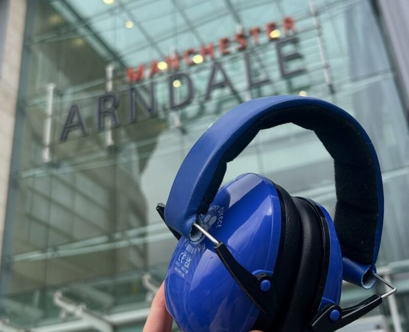 Blue ear defenders